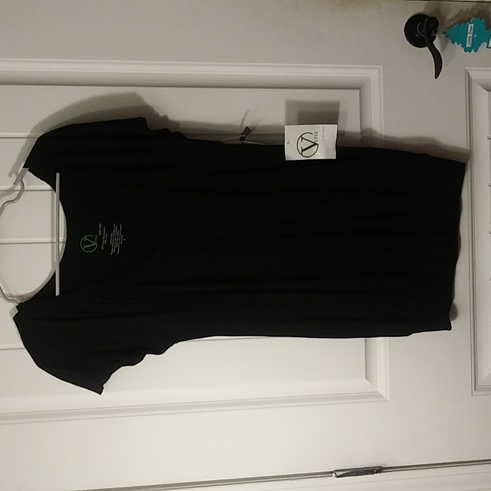 COPY - Never worn Verte by Joan Vass black shirt v neck